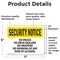 Signmission No Drugs Dealers Weapons Drinking OSHA Security Notice Sign, Vinyl Decal, 7in W x 5in L, 2PK OS-2PACK-SN-D-57-L-11599 - alternate 5